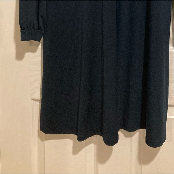 H&M Elegant Teal/Navy Stretch Pullover Dress Sz. XL - Picture 5 of 9
